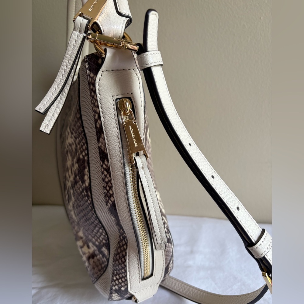 Michael Kors Julia Python Print Handbag Purse - image 6